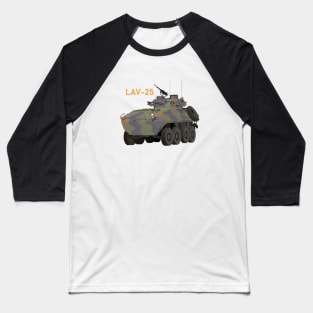 LAV-25 Armored Reconnaissance Vehicle Baseball T-Shirt